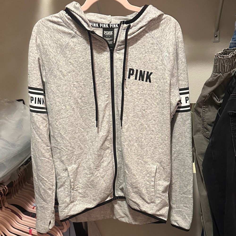 PINK Victoria's Secret Gray Hoodie